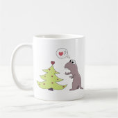Dinosaurus en Kerstboom Koffiemok (Links)