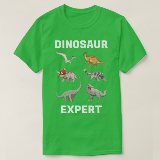 Dinosaurus Expert III T-shirt (Design voorkant)