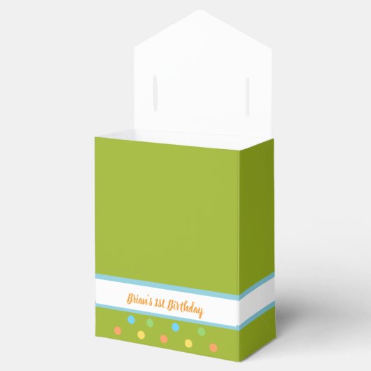 Dinosaurus Favor Box Bedankdoosjes (Geopend)