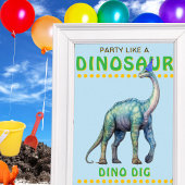 Dinosaurus Feest Decoratie Bord: Dino Opgraving