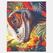 Dinosaurus Fleece Deken (Voorkant)