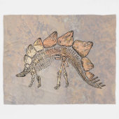 dinosaurus fleece deken (Voorkant (Horizontaal))