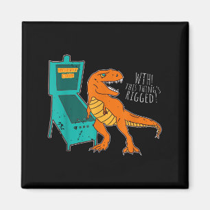 Dinosaurus Flipper Wizard Arcade Machine Speler Af Magneet