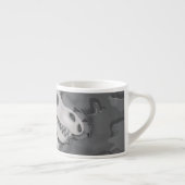 Dinosaurus Fossiel Cartoon Espresso Kop (Rechts)