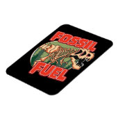 Dinosaurus "Fossiele brandstof" Magneet (Linkerzijde)