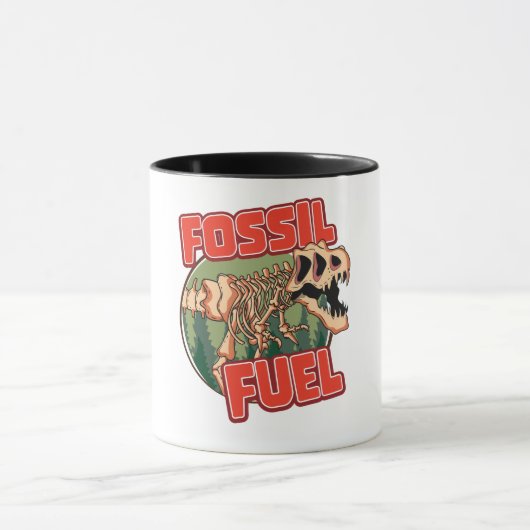 Dinosaurus "Fossiele Brandstof" Mok (Midden)