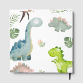 Dinosaurus gastenboek verjaardag (Achterkant)