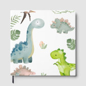 Dinosaurus gastenboek verjaardag (Voorkant)