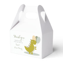 Dinosaurus Geel Groen Grijs Eerste Verjaardag