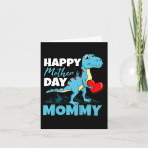 Dinosaurus Gefeliciteerde Moederdag Mammo T-Rex Ha Kaart