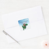 Dinosaurus, gepersonaliseerde Bookplate Label voor (Envelop)