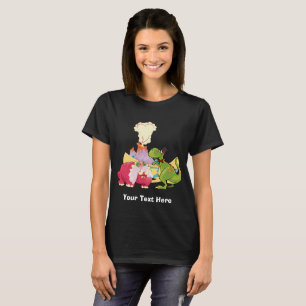 Dinosaurus getrouwd t-shirt