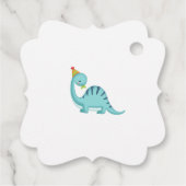 Dinosaurus Gift Labels - Baby Boy 1e Verjaardagsgu (Achterkant)