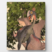 Dinosaurus gigantoraptor fotoplaat (Voorkant)