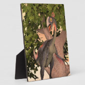 Dinosaurus gigantoraptor fotoplaat (Zijkant)