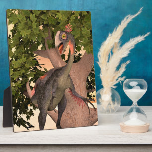 Dinosaurus gigantoraptor fotoplaat