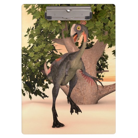 Dinosaurus gigantoraptor klembord (Voorkant)