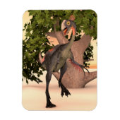 Dinosaurus gigantoraptor magneet (Verticaal)