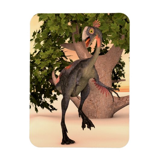 Dinosaurus gigantoraptor magneet (Verticaal)