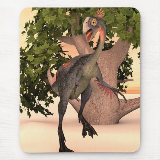 Dinosaurus gigantoraptor muismat (Voorkant)