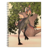 Dinosaurus gigantoraptor notitieboek (Voorkant)