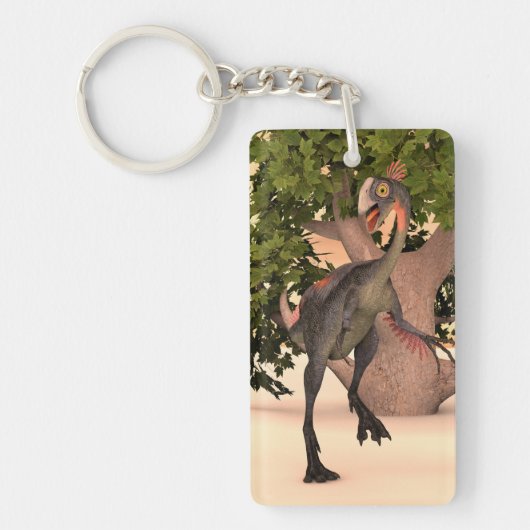 Dinosaurus gigantoraptor sleutelhanger (Voorkant)
