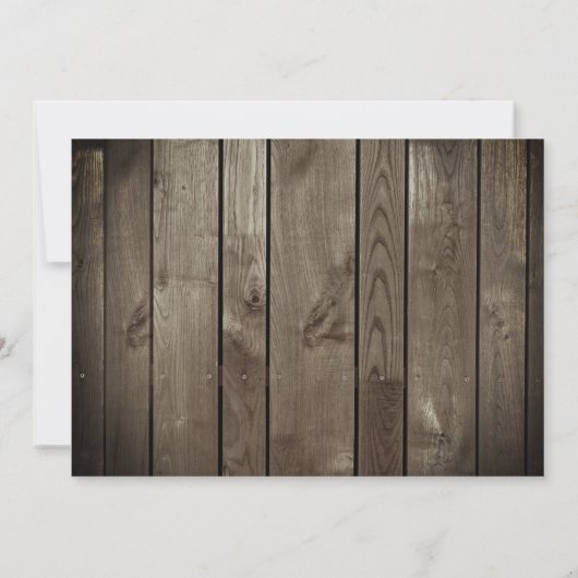 Dinosaurus graven verjaardagsuitnodiging rustiek f kaart (Achterkant)