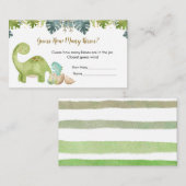 Dinosaurus groen hoeveel kussen behuizing Kaart (Voorkant / Achterkant)