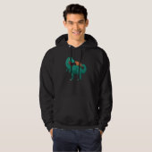 Dinosaurus Groundhog Day Vroege Lente Hoodie (Voorkant volledig)