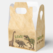 Dinosaurus gunst box, T-rex Verjaardagsfeest Bedankdoosjes (Geopend)