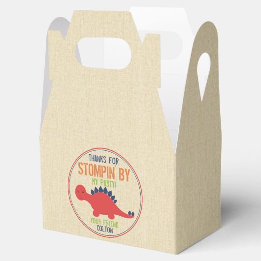 Dinosaurus gunstboxen - Dinosaurus feestgunsten Bedankdoosjes (Geopend)