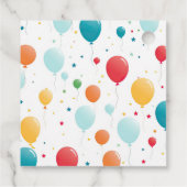 Dinosaurus Happy Birthday Roze Bedankjes Labels (Achterkant)