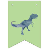 Dinosaurus Happy Birthday Trex Bunting Flags Vlaggetjes (Eerste vlag)