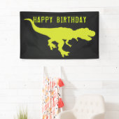 Dinosaurus Happy Birthday voor Rex Spandoek (Insitu)