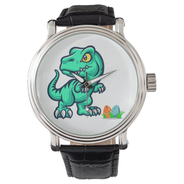 dinosaurus horloge (Voorkant)