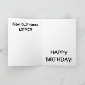 dinosaurus-Humor Kaart (Binnen)