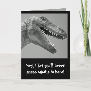 Dinosaurus Humor Kaart