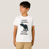 Dinosaurus Ik lach alleen maar om grappige Dinosau T-shirt (Voorkant volledig)