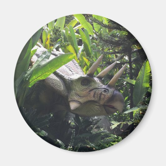 Dinosaurus in het wild magneet (Voorkant)