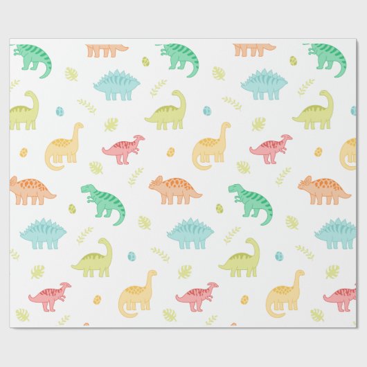 Dinosaurus inpakpapier (Vlak)