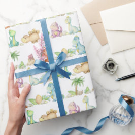 Dinosaurus Inpakpapier, Kinderen Dino Cadeauverpak Cadeaupapier