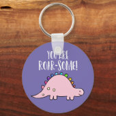 dinosaurus je bent Rawr vrienden klasgenoot valent Sleutelhanger (Voorkant)