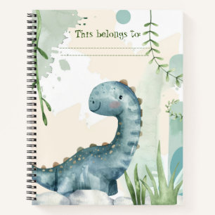 Dinosaurus jongen/meisje notitieboek