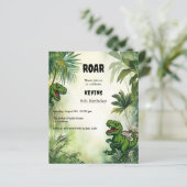 Dinosaurus jungle verjaardagsfeestje jongens uitno (Staand voorkant)