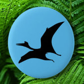 Dinosaurus Jurassic Blue Ronde Button 5,7 Cm