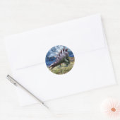 Dinosaurus Jurassic Park Dank u mooi Ronde Sticker (Envelop)