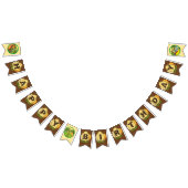 Dinosaurus Jurassic Prehistorische Fun Cartoon Ver Vlaggetjes (Alle)