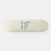dinosaurus jurassic triassic prehistorisch schepse persoonlijk skateboard (Horizontaal)