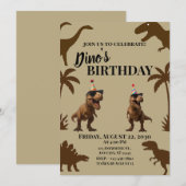 Dinosaurus Kaart (Voorkant / Achterkant)