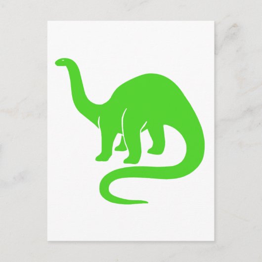 Dinosaurus Kaart Lichtgroen (Voorkant)